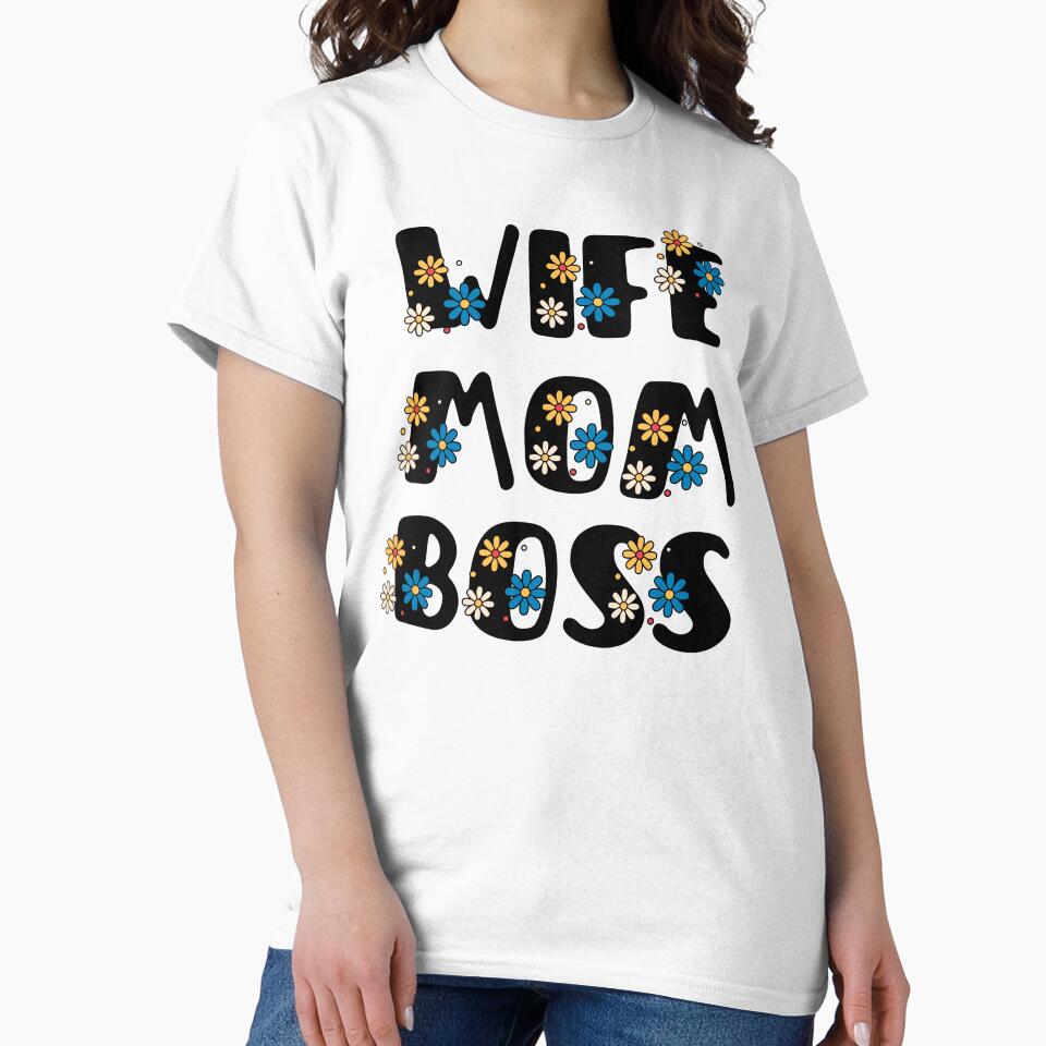 Wife Mother Boss with flowers by mysummerland