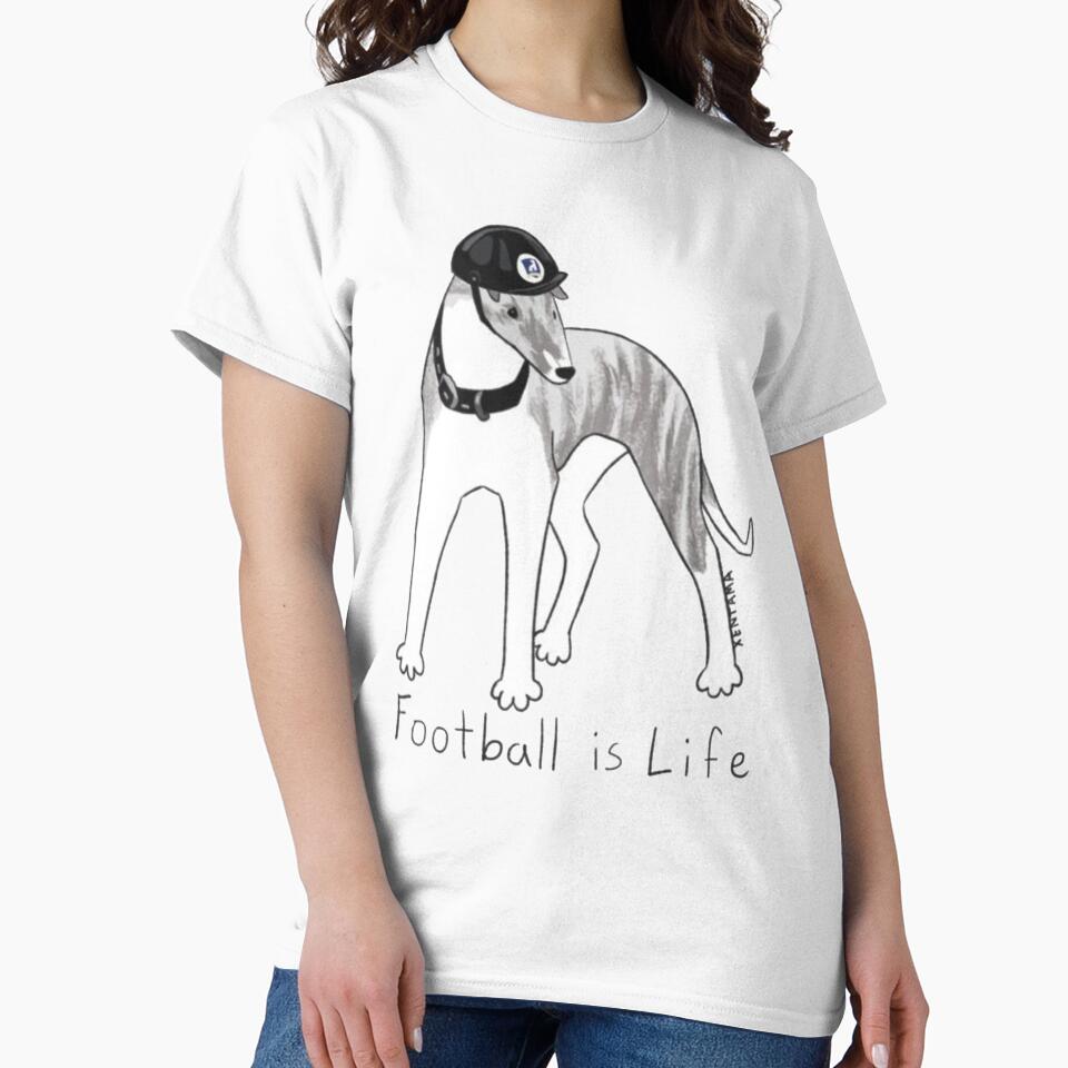 Football is Life funny dog by AnnaLynch89