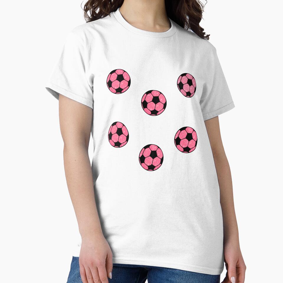 Pink Preppy Glitter Soccer Ball Set Pack by wonderxwander