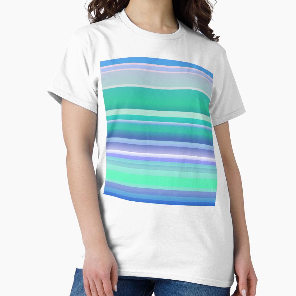 ocean color palette striped | blue ocean striped by lausn