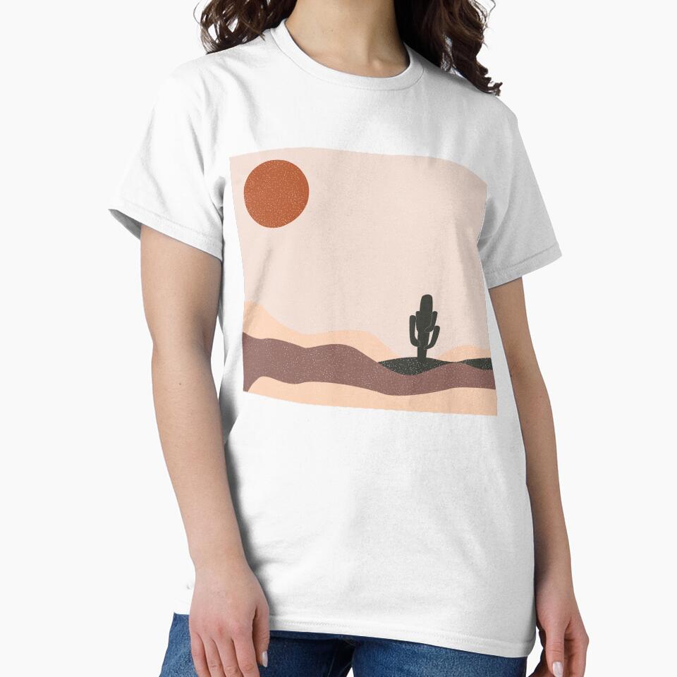 Desert day - Mid century art by SKdarealshop