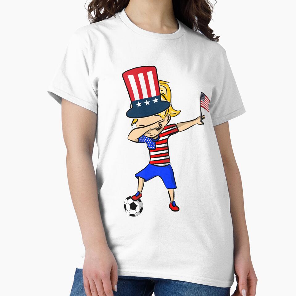 Dabbing Patriotic Soccer Girl by EverythingKawai