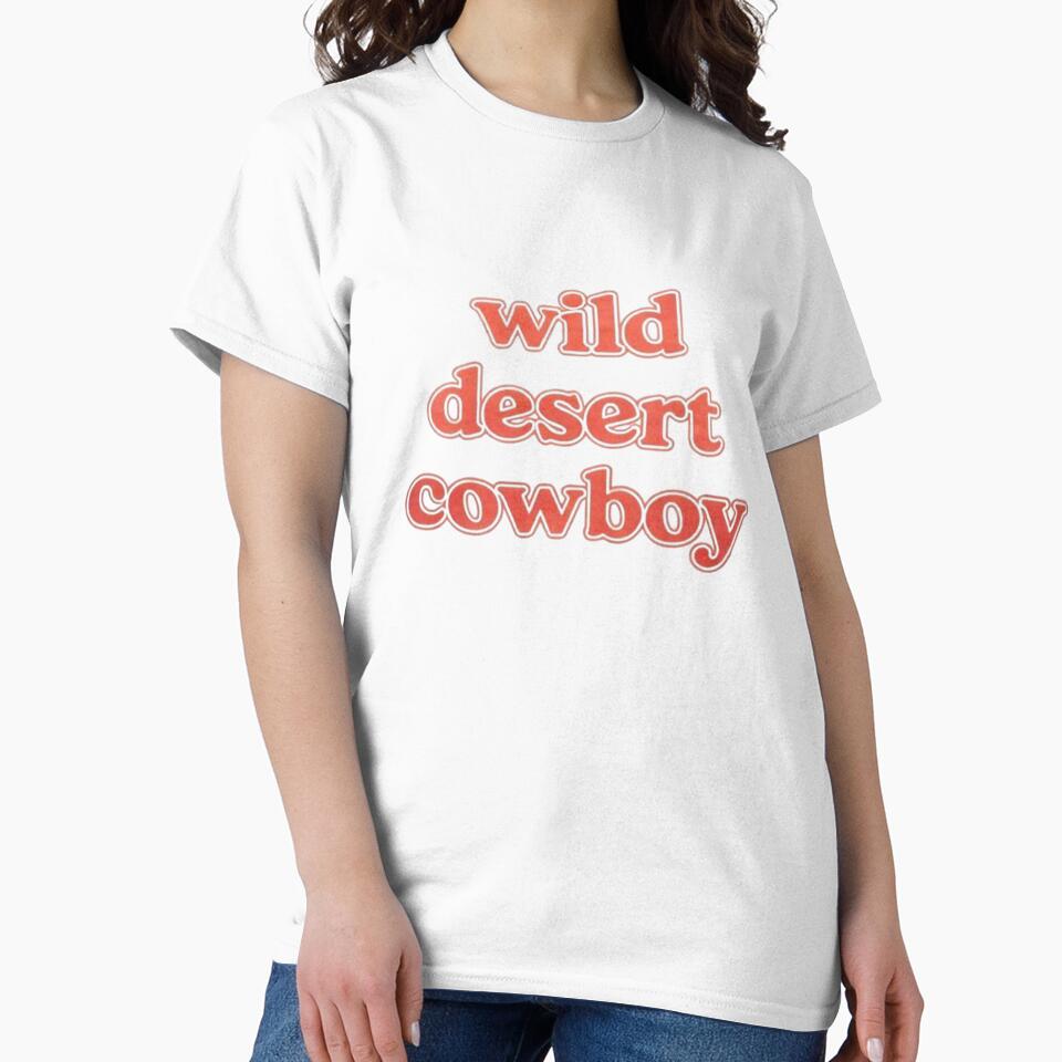 wild desert cowboy t-shirt by numedia1