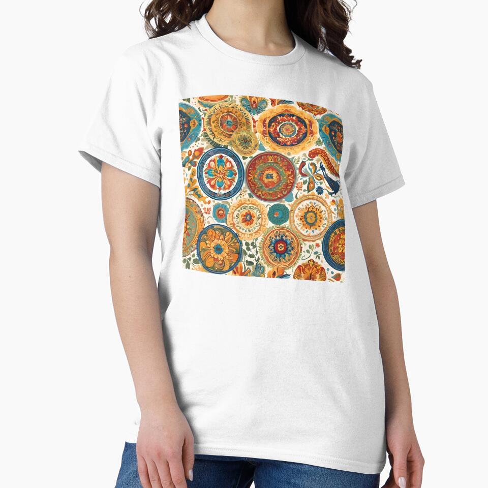 Unique circular art pattern by SanchillShop