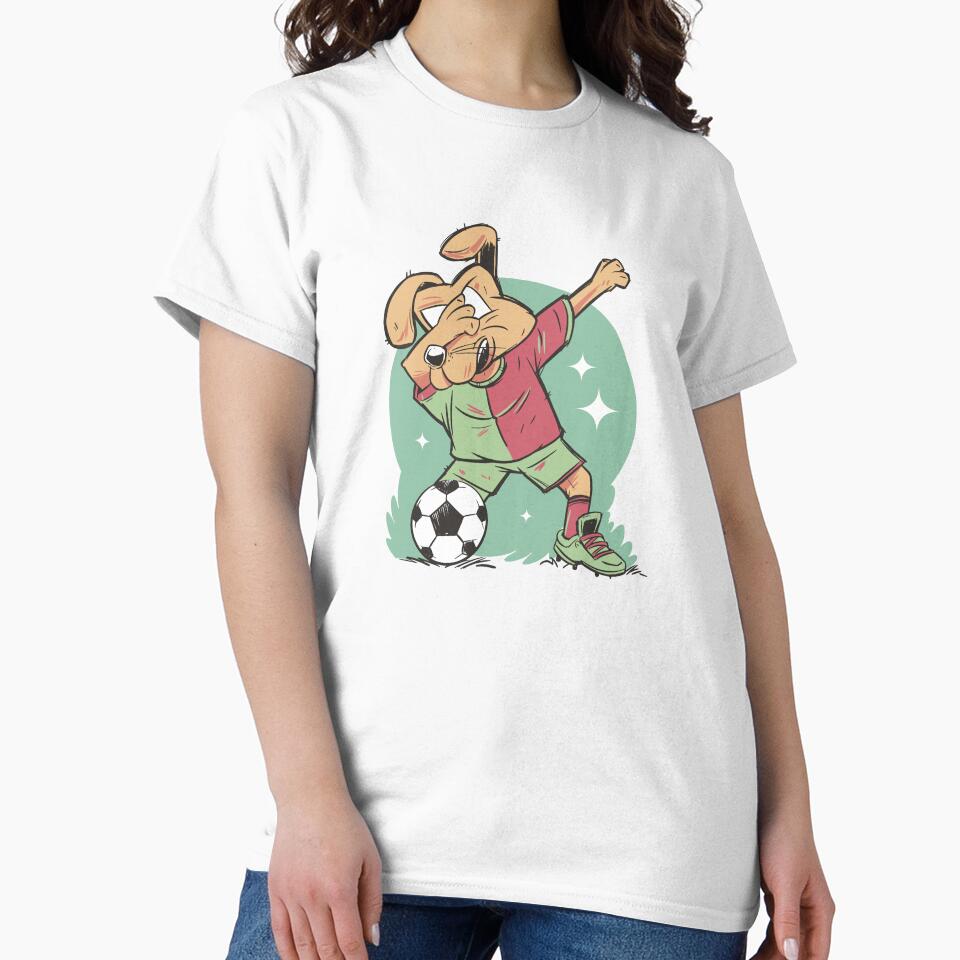 Dabbing football dog by DerSenat