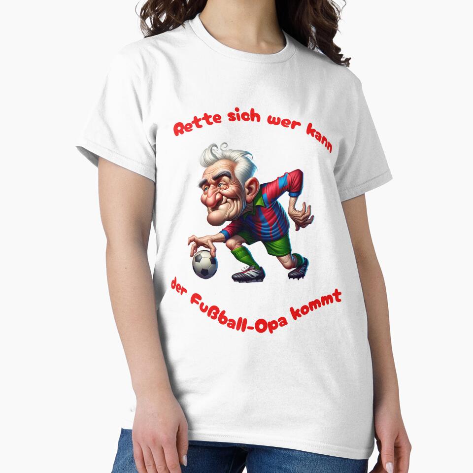 Grandpa plays football by HerbertFlenner