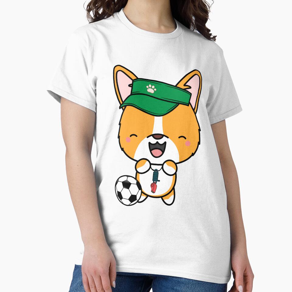 Soccer Player Corgi by Pet Station