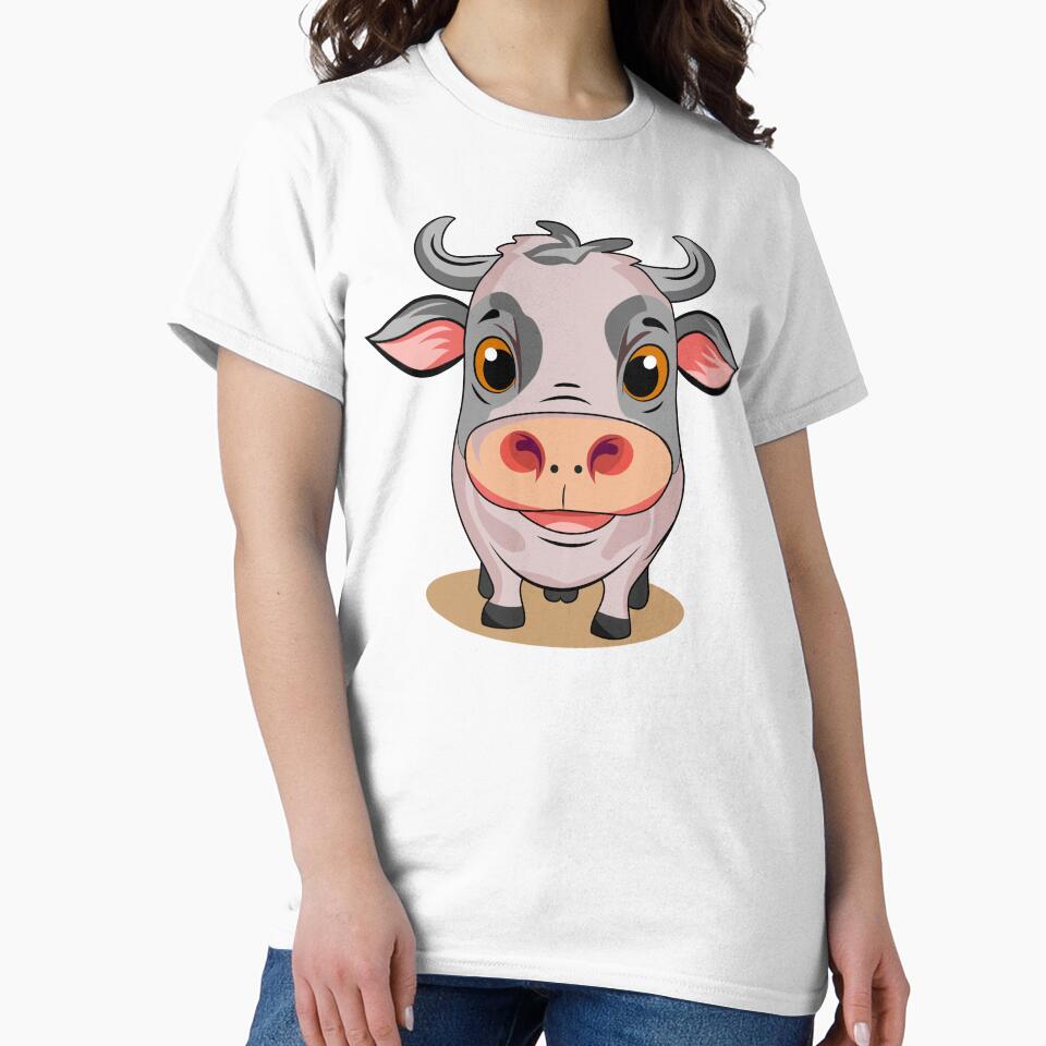 Cartoon Baby Cow by Monimohandas