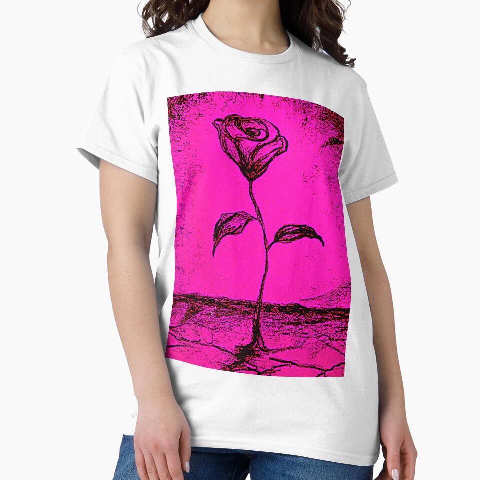 Rose at the desert by Aquarelastudio