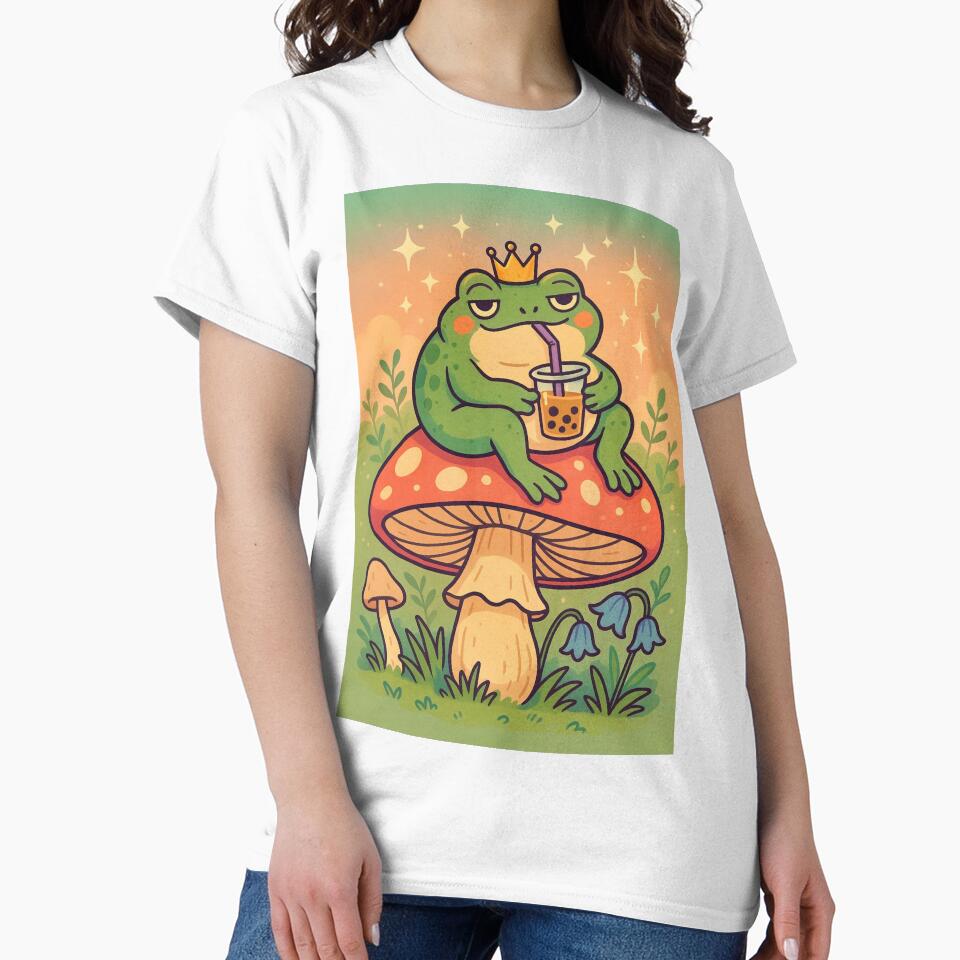 Frog Royal-Tea: Lounge Like a Toadstool King by GlassPenny