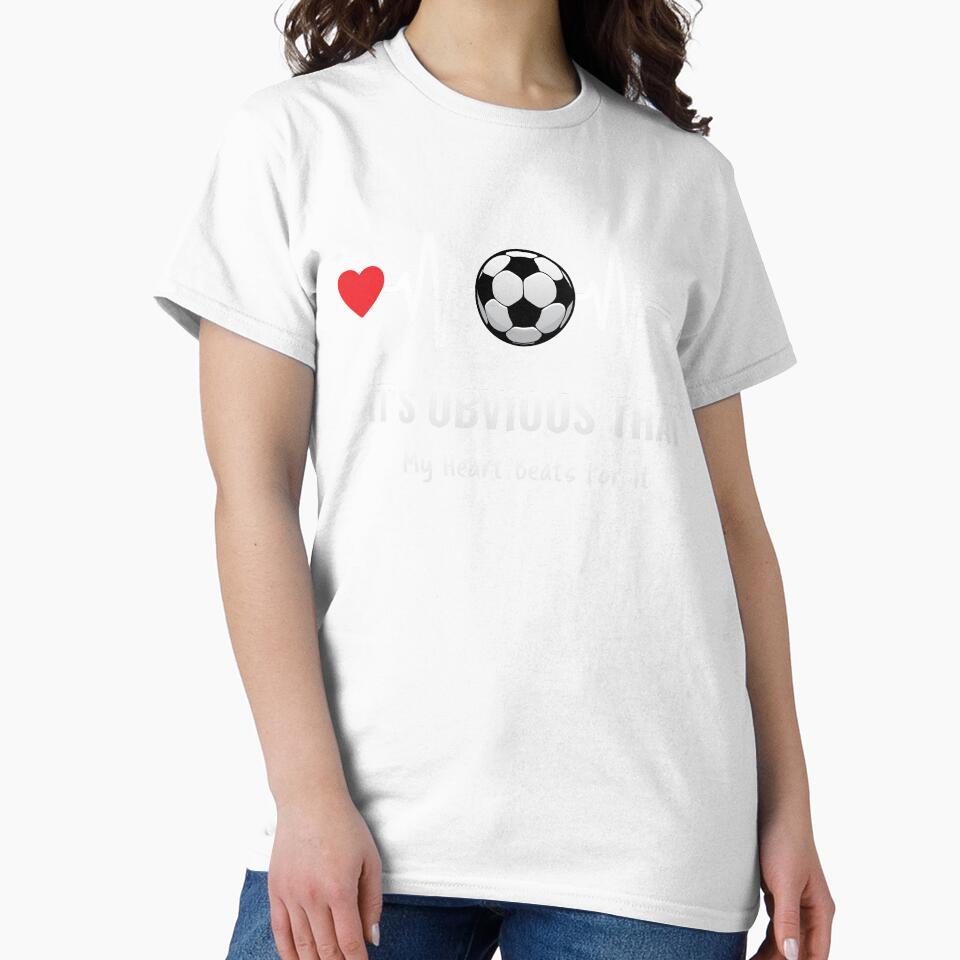 Soccer Heartbeat Soccer Lover Gift by R&BApparel