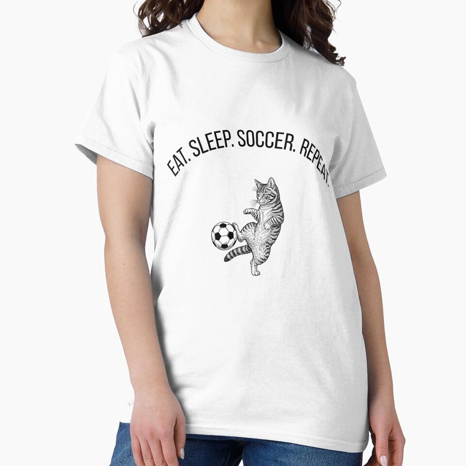 Soccer Time – Cute Cat Playing Football Sticker by SillyGooseLTD
