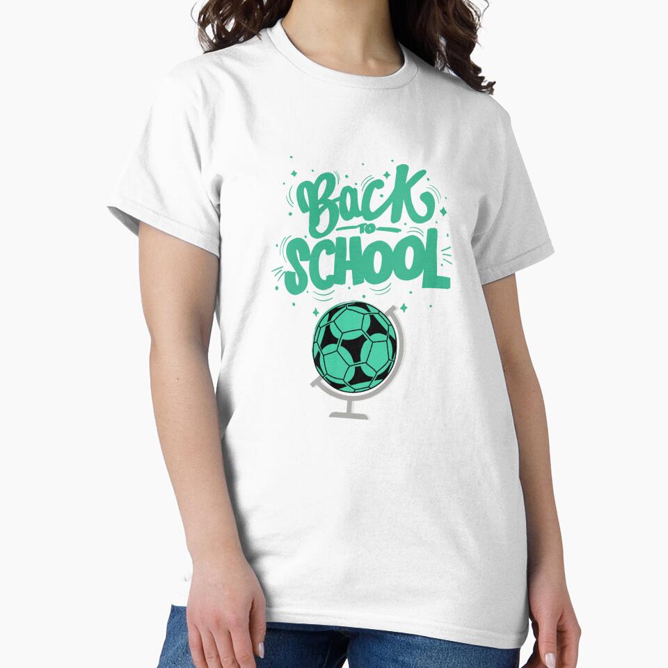 Back to School Soccer Globe – Fun Sports Design by LoudVictory