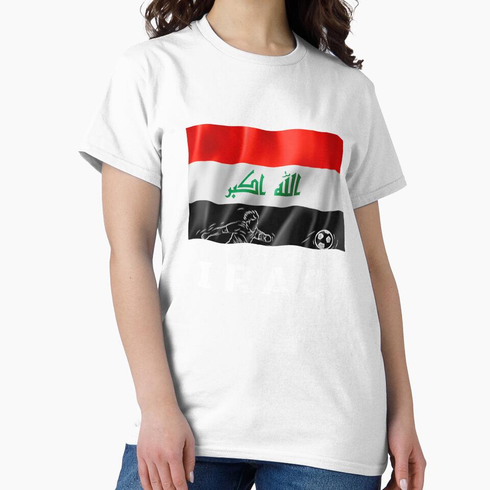 Iraq Flag Jersey Iraqi Soccer Team Iraqi by wisamart