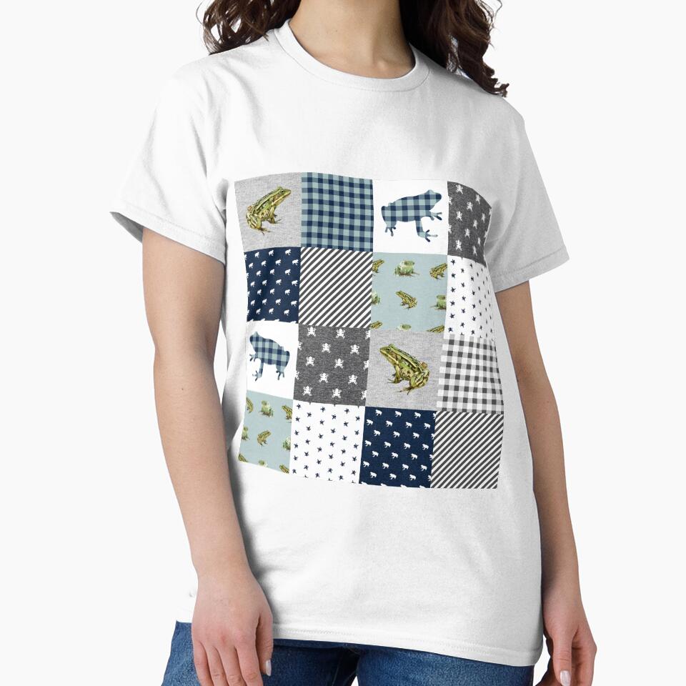 Frog Animal Plaid by LarinaBeauty