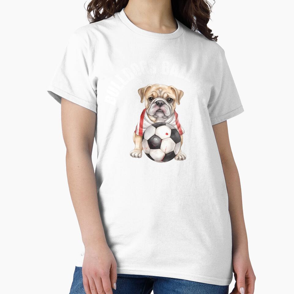 Soccer Dog Bulldog  America 250 Soccer Mom English Football Puppy Lover by DogLover332