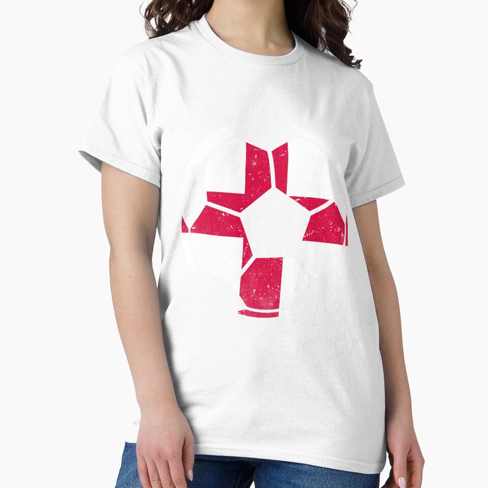 England Soccer Ball Flag Jersey English Football Fan by EIMgraphic