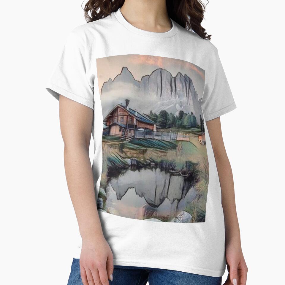 GALATHI Mountain view at Dolomiti Val di Funes Blue - Mountain by Galathi Designs