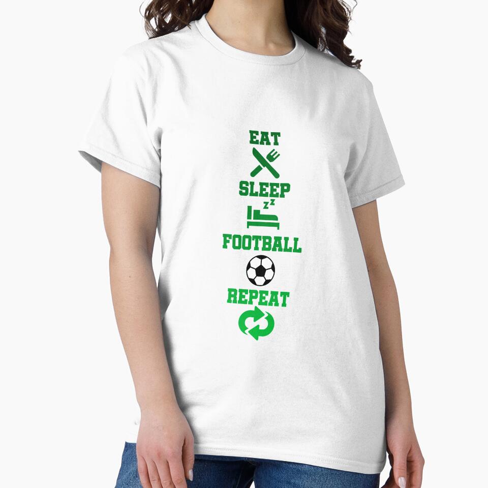 Eat Sleep Football Repeat by Wyverin
