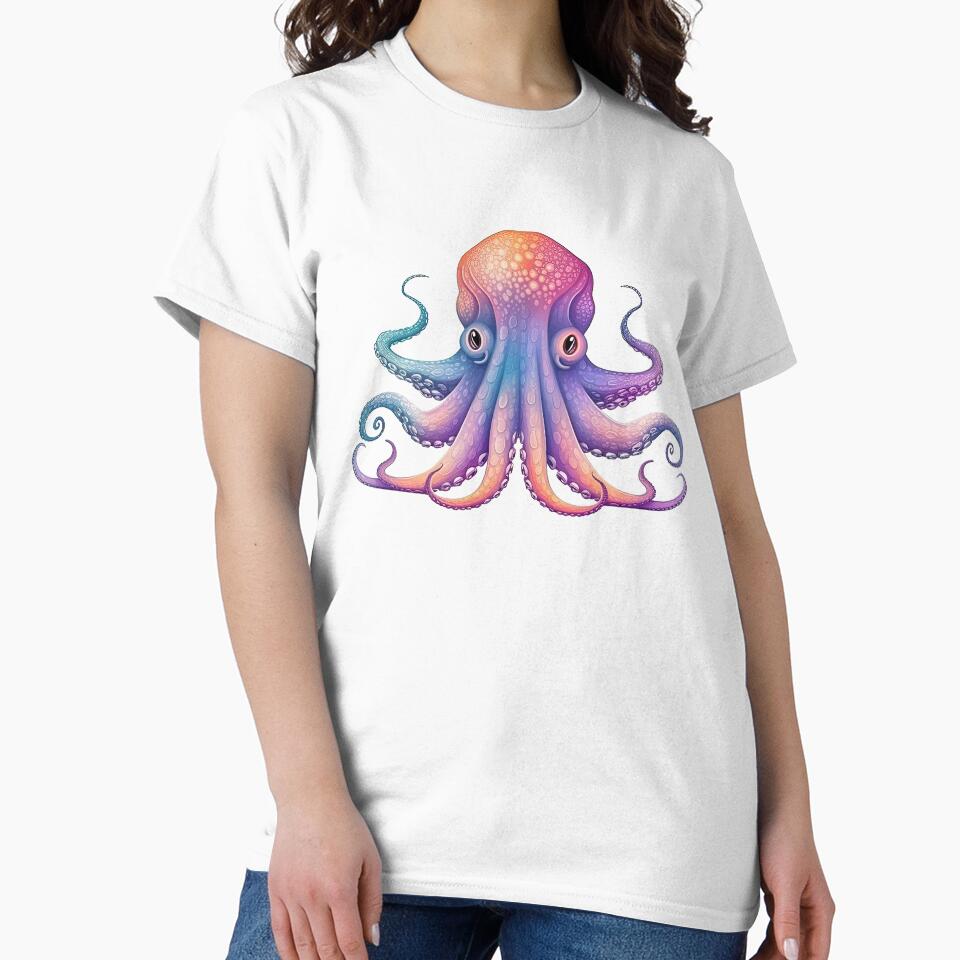 Vivid Painterly Octopus by UtterlyCutterly