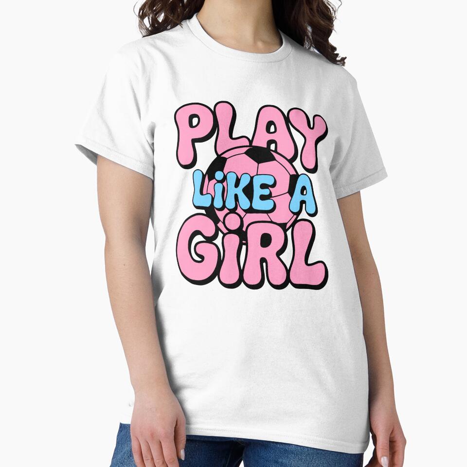 Play Like A Girl! Pink Girlie by PMCreative