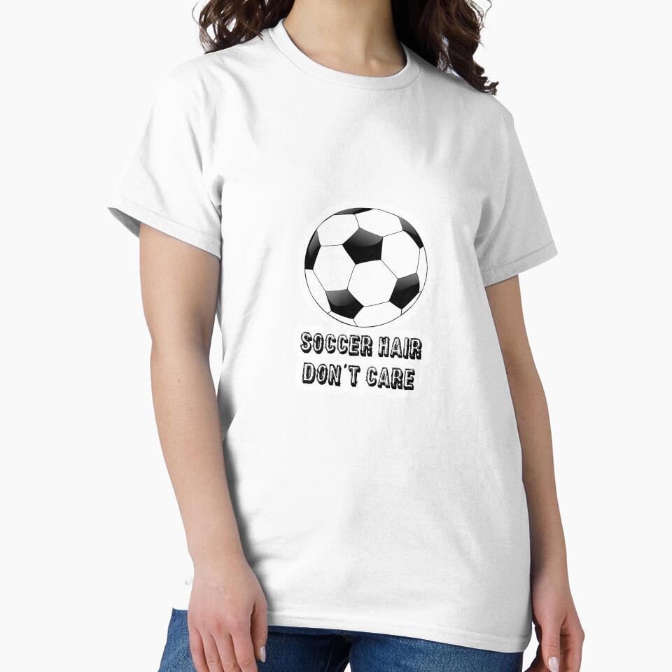 Sticker - Soccer Hair Don't Care by StickersStore