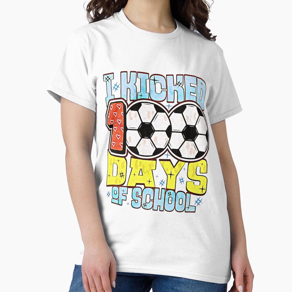 I Kicked 100 Days of School Soccer by csoDesign