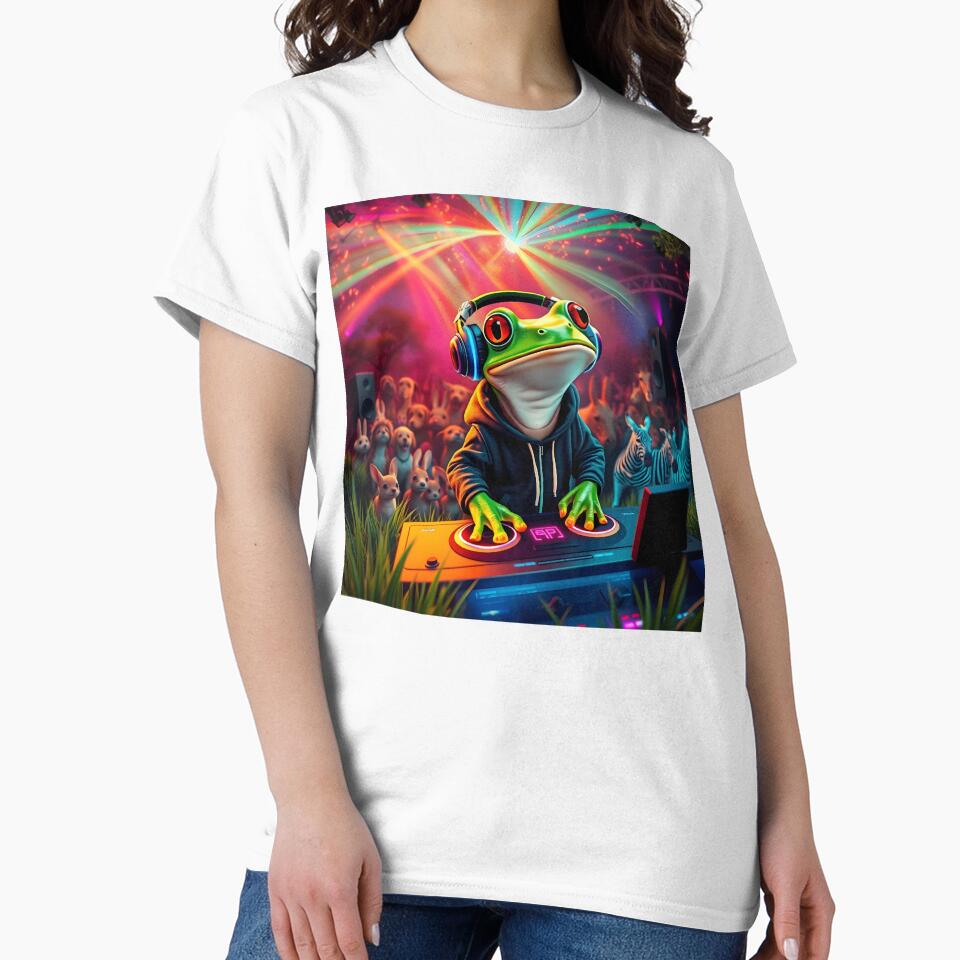 DJ Frog – Disco Night Vibes by crazyartisAI