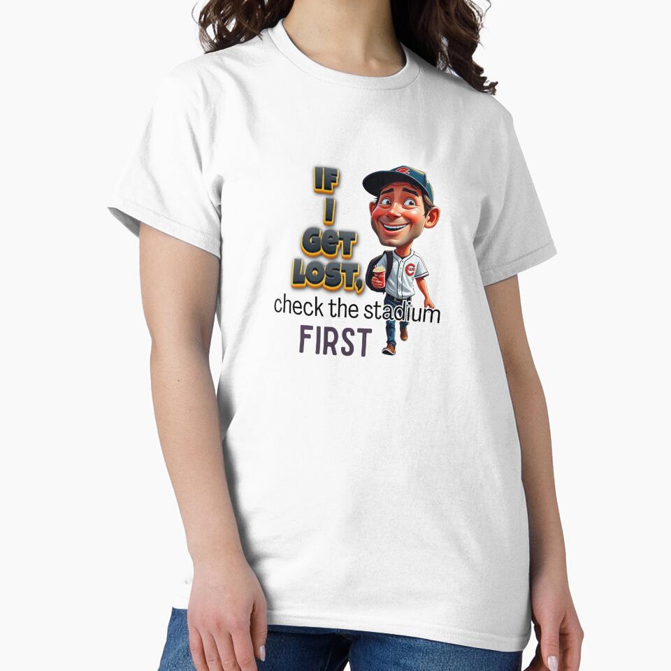 Lost? Try the Stadium – Sports Fan Humor Shirt & Mug by BrewtifulMugs