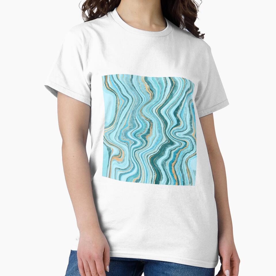BLUE WAVES  WALL  ART & POSTERS NEW COOL DESIGN by MorbenTrend