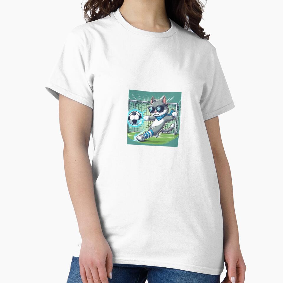 cool cat playing soccer by boomfire153