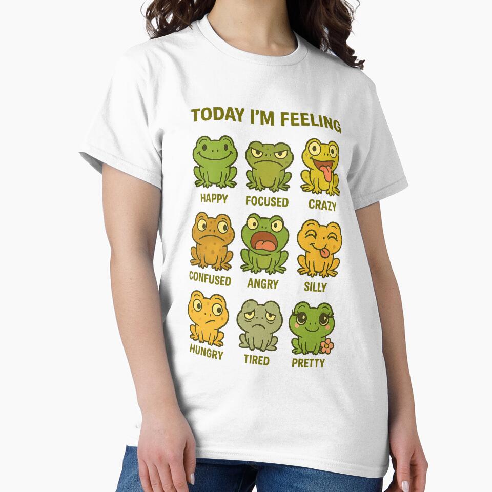 Frog Emotions Today Im Feeling by Roman-Designer