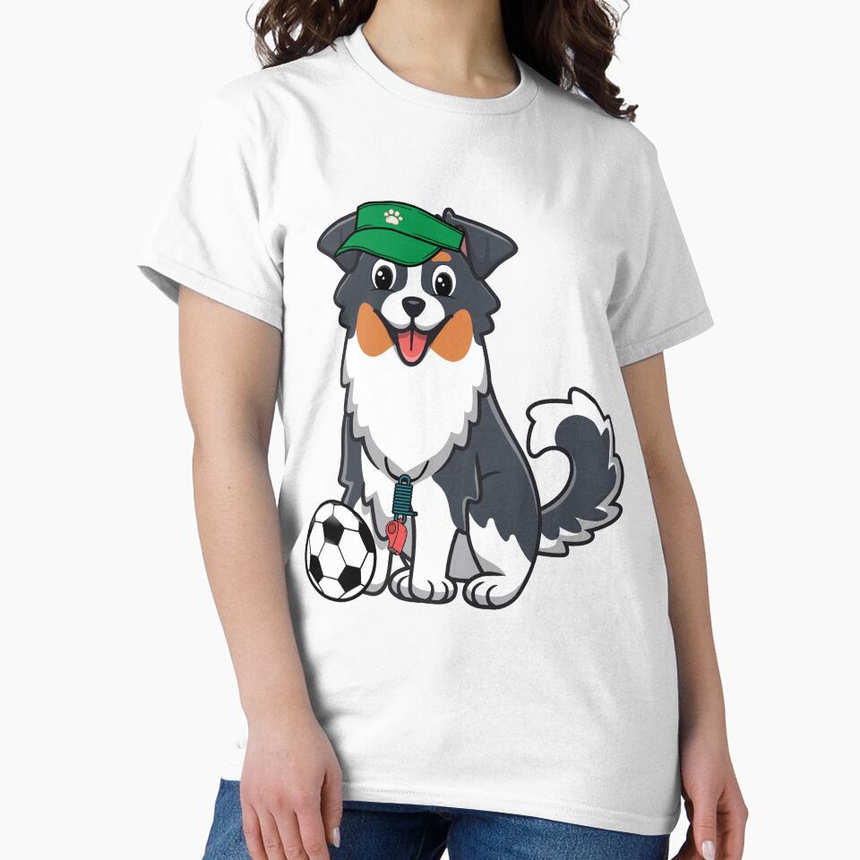 Soccer Player Collie dog by Pet Station
