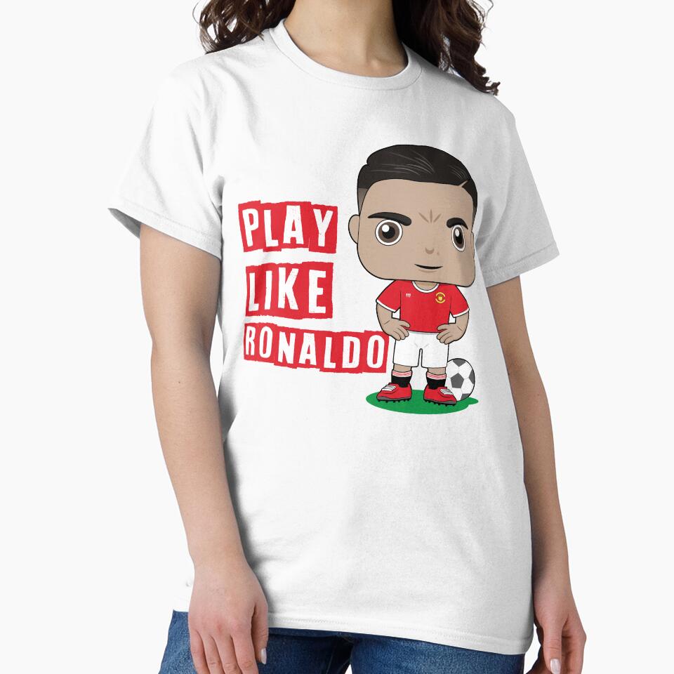 Cute Play like Ronaldo football soccer design by essjaydesigns