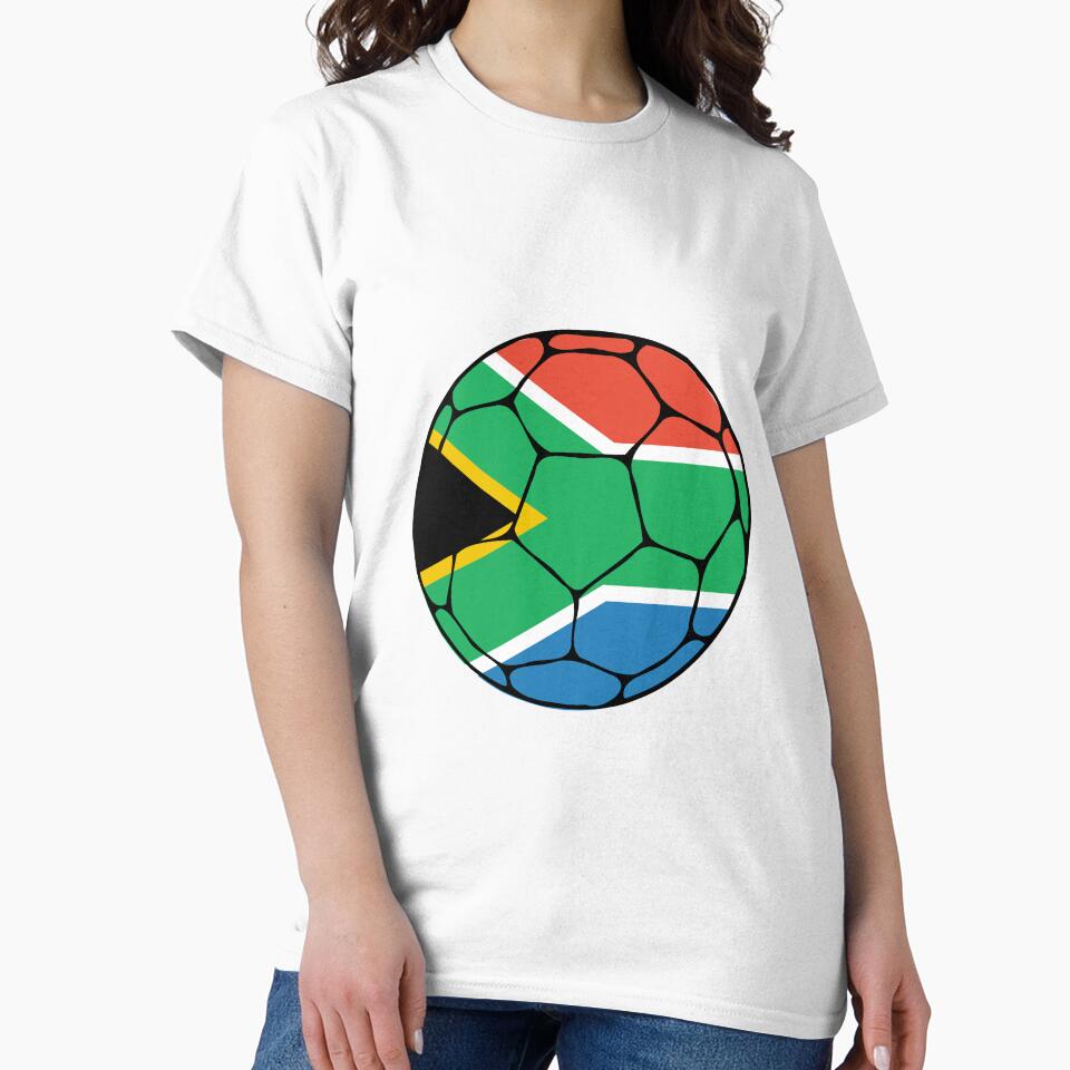 South Africa Flag Soccer Ball by ehgraphics15