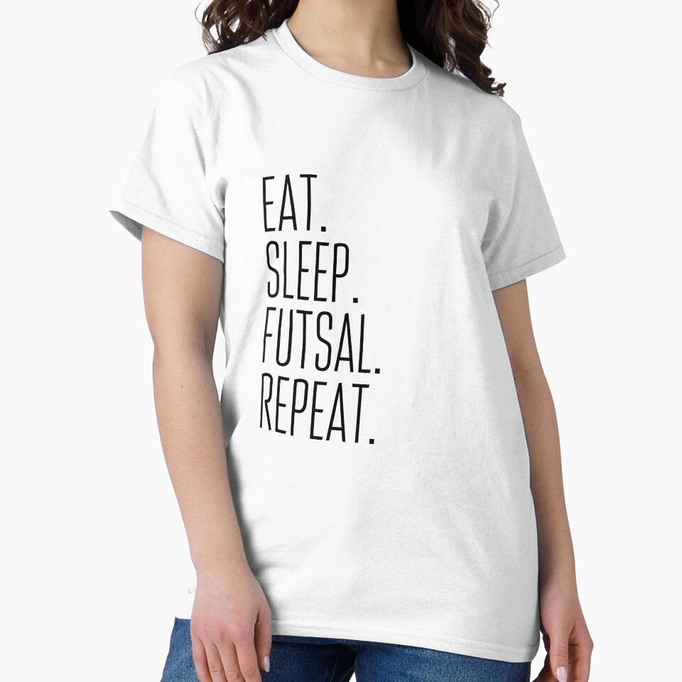 Eat Sleep Futsal Repeat by Amzg-Designs