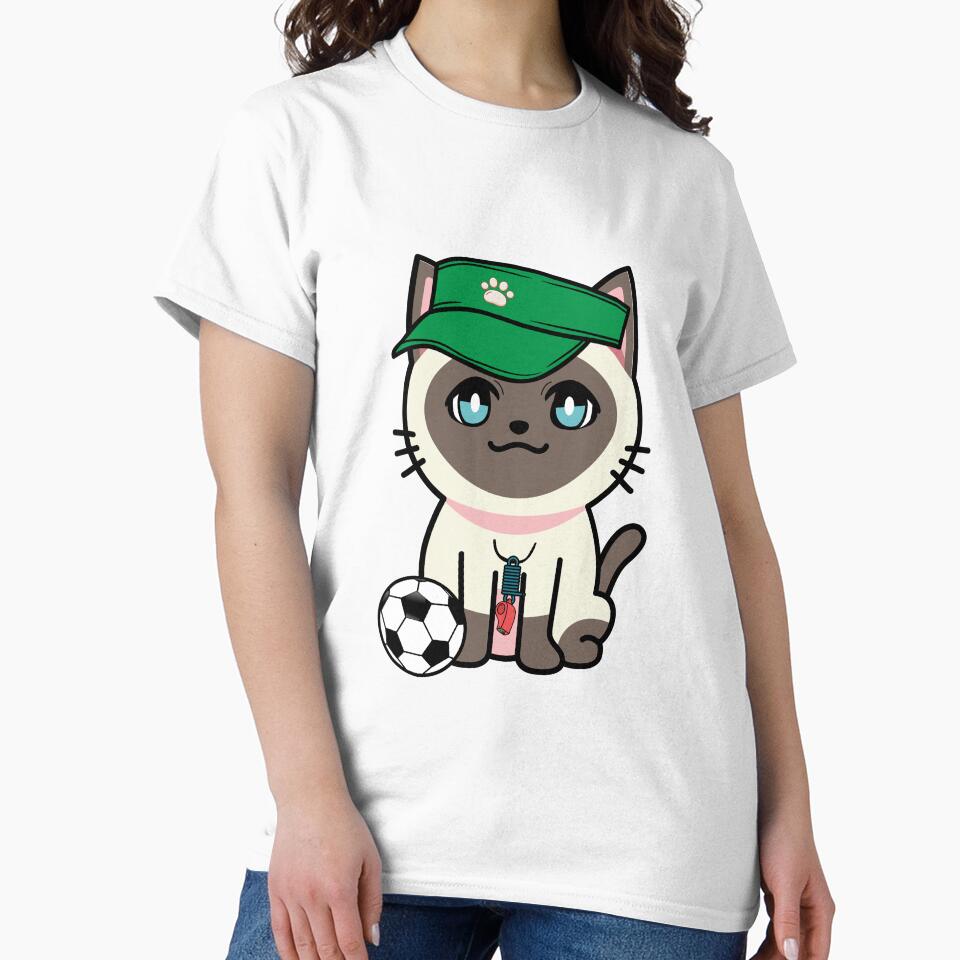 Soccer Player Siamese cat by Pet Station