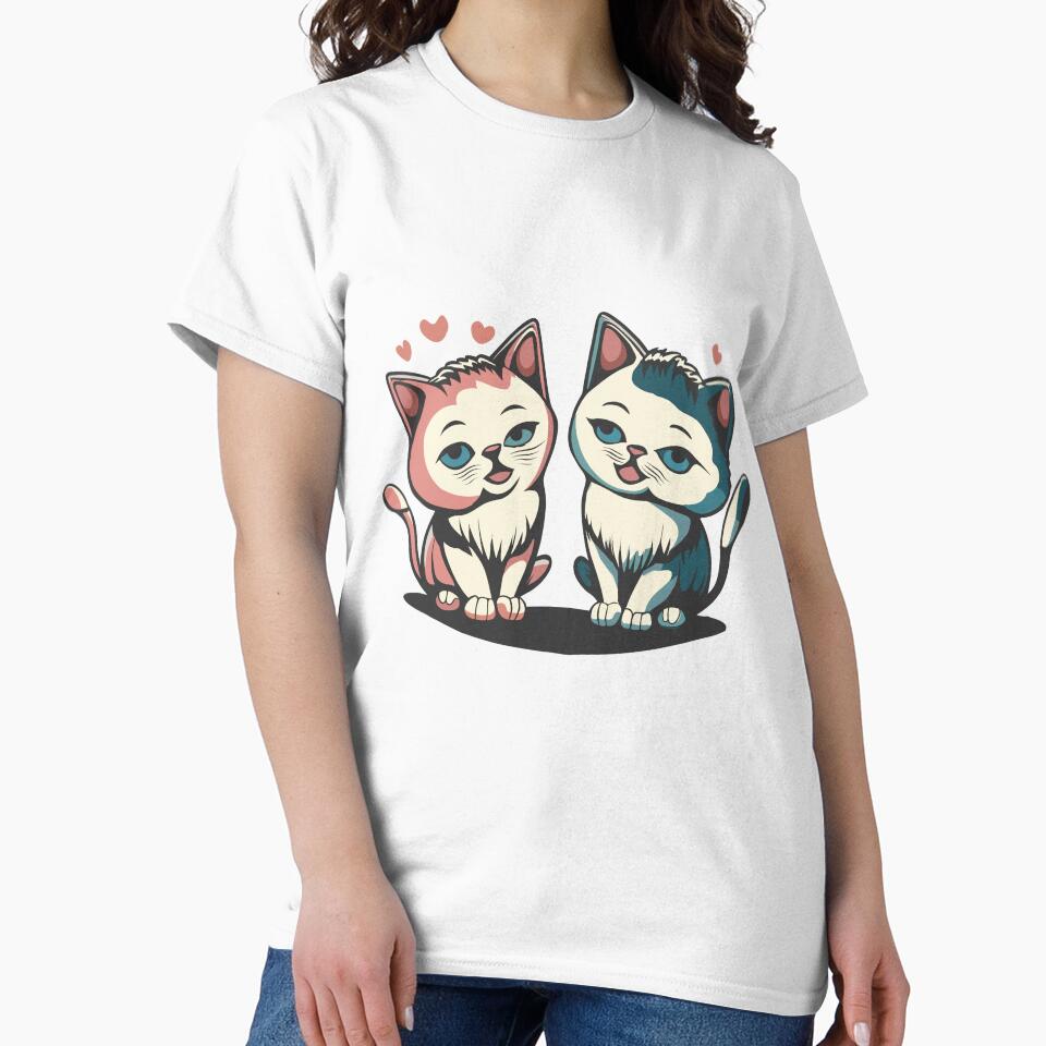 Two Funny Cats with Ronaldo Vibes – Cute Football & Animal Art by STMEDIADESIGN