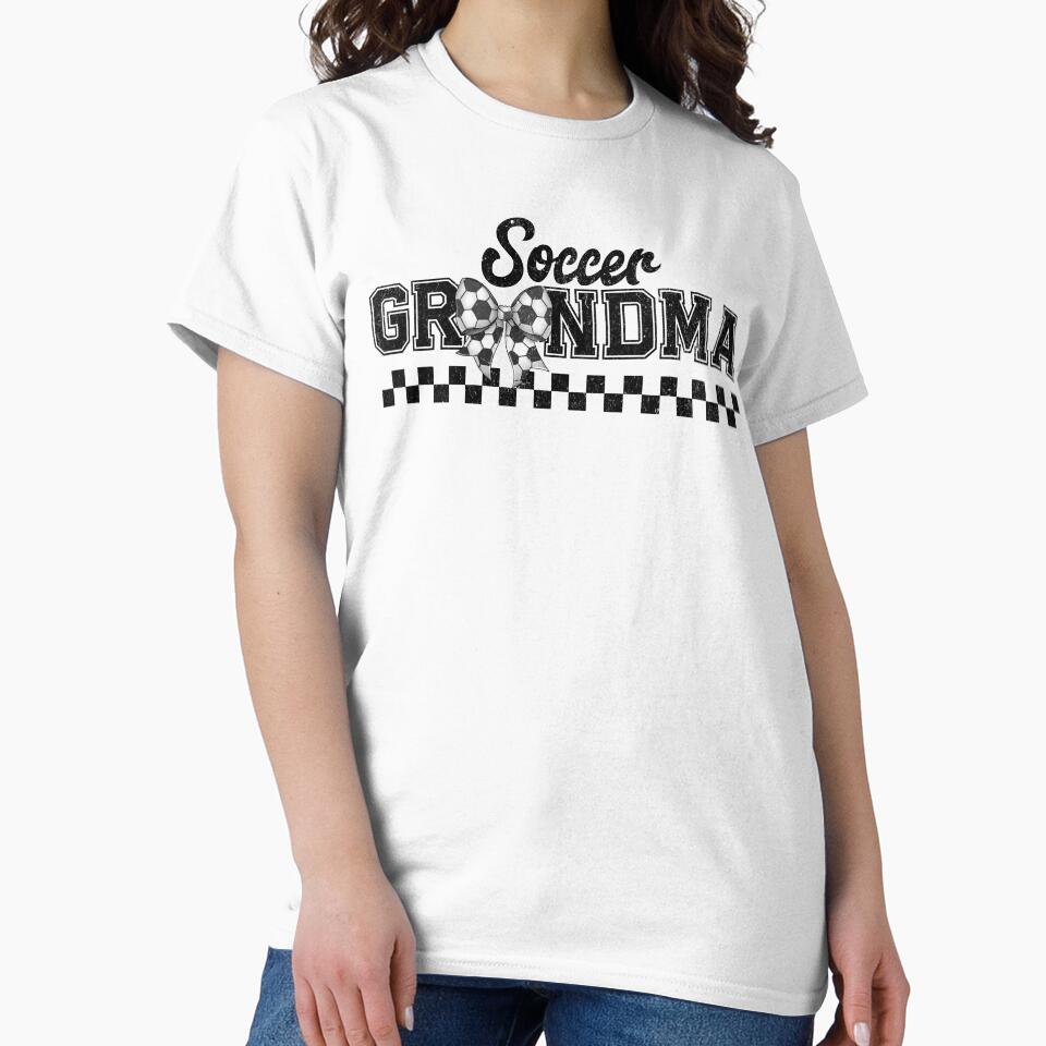 Soccer Grandma Cute Grandmother Gift by NoonMoonApparel