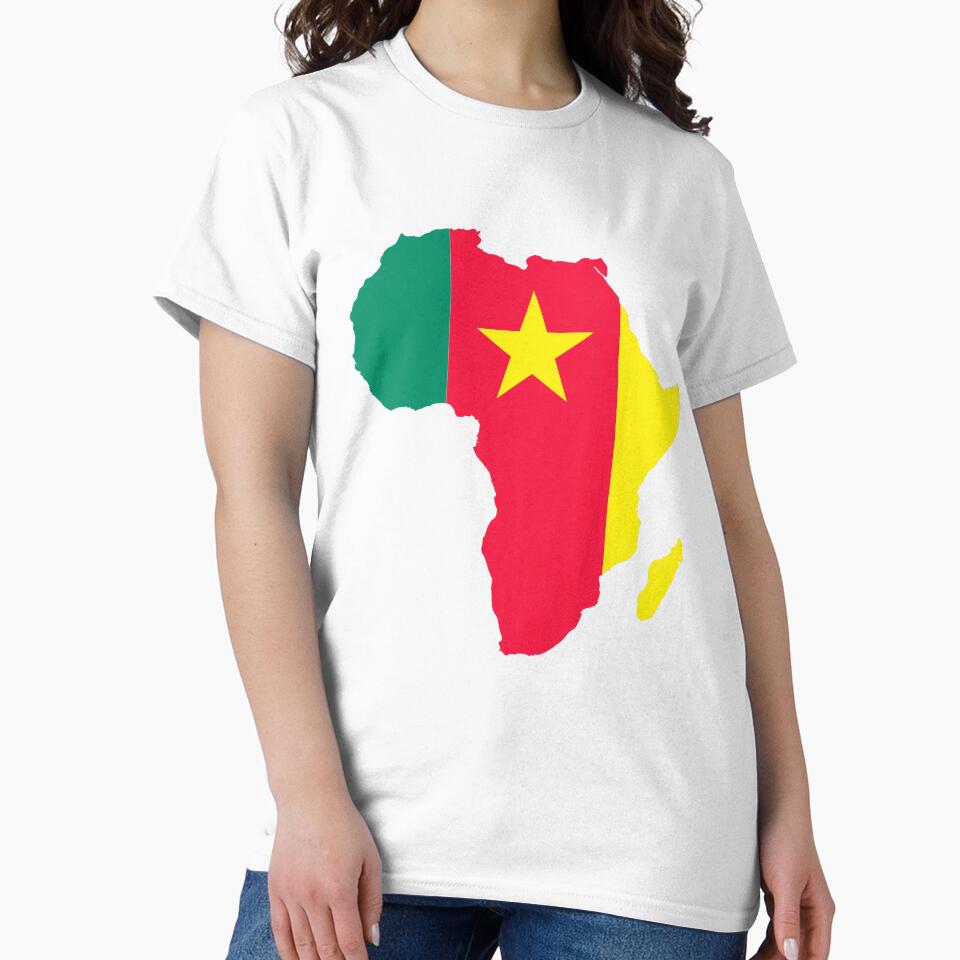 Cameroon Football Jersey Flag Africa Soccer Team Shirt by JackCurtis1991