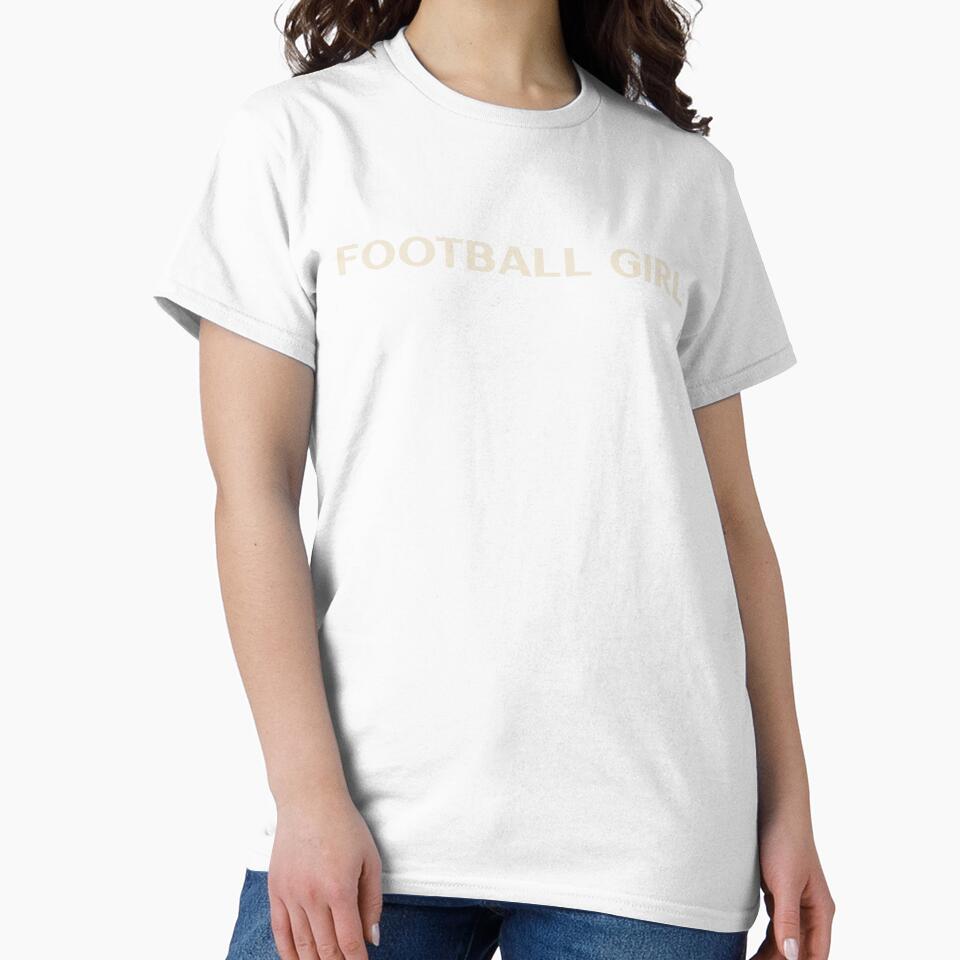 Football Girl Funny Girl Ironic Girl by StudioTVDinners