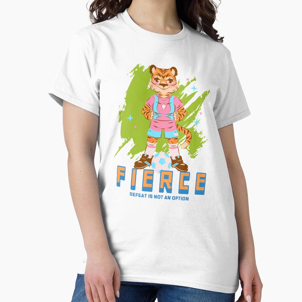 Fierce girl soccer player by RokuCreations