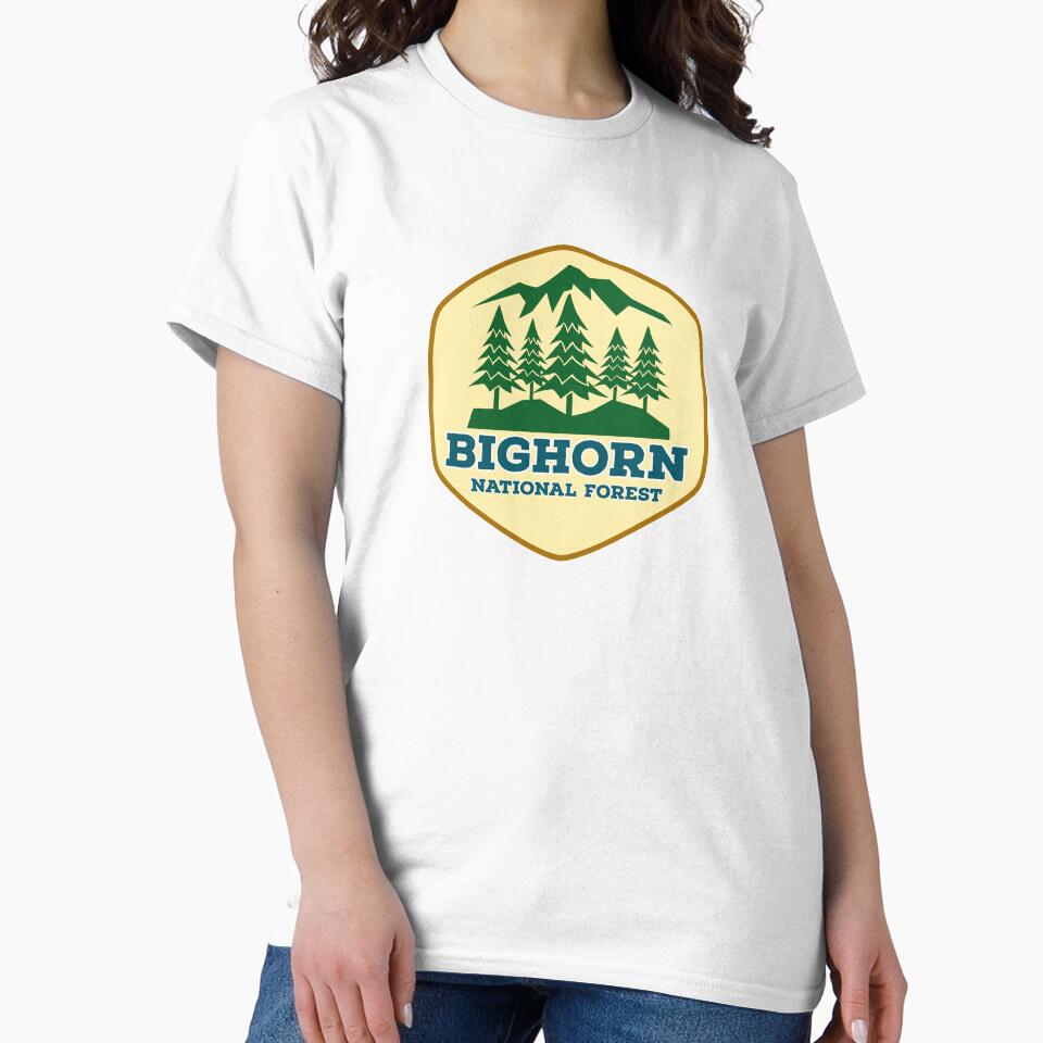 Bighorn National Forest Wyoming Vintage Retro Hiking, Camping Adventure by tmartinezta