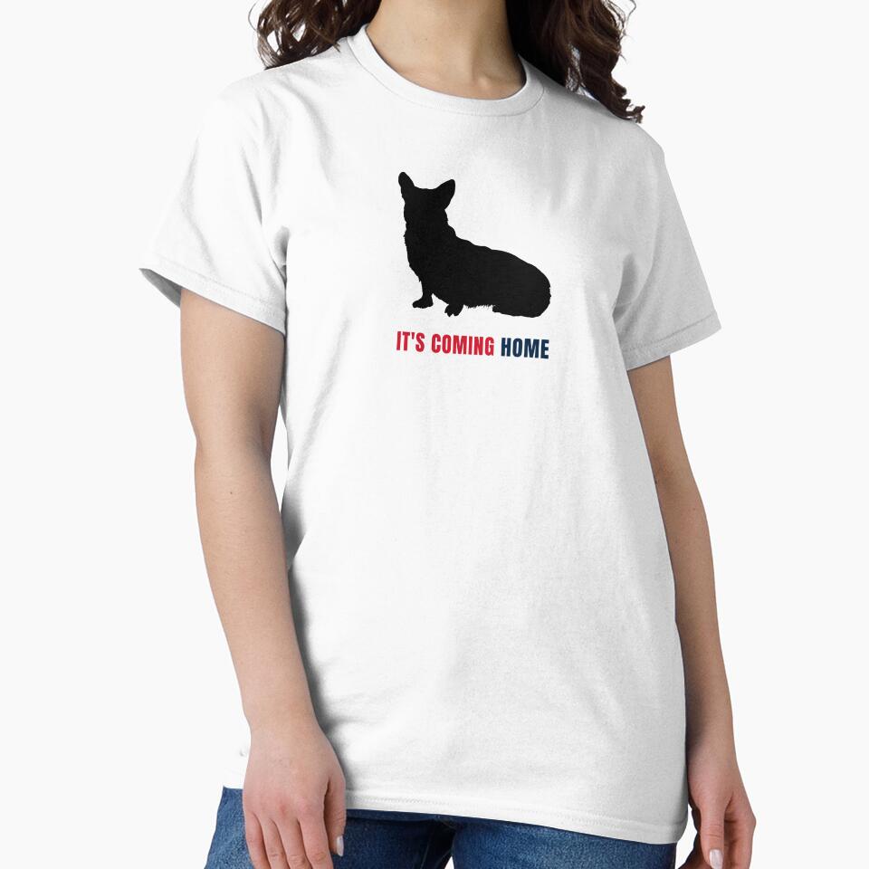 Minimalist Corgi Football Line Art Dog by TailPrints