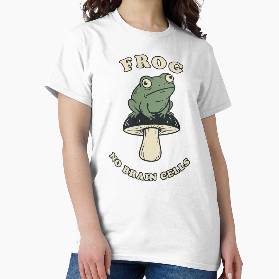 Frog No Brain Cells Dumb Frog Meme Chaos Energy by Akio Saiko