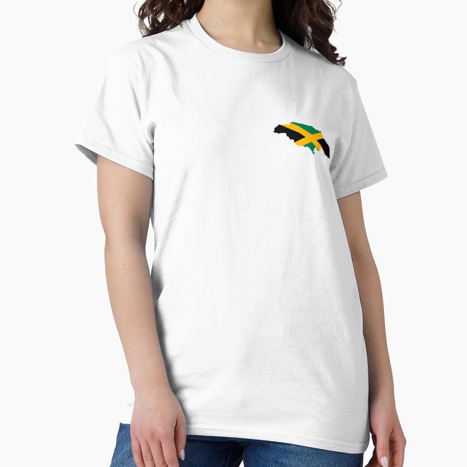 Flag Map of Jamaica by DreamBrushy