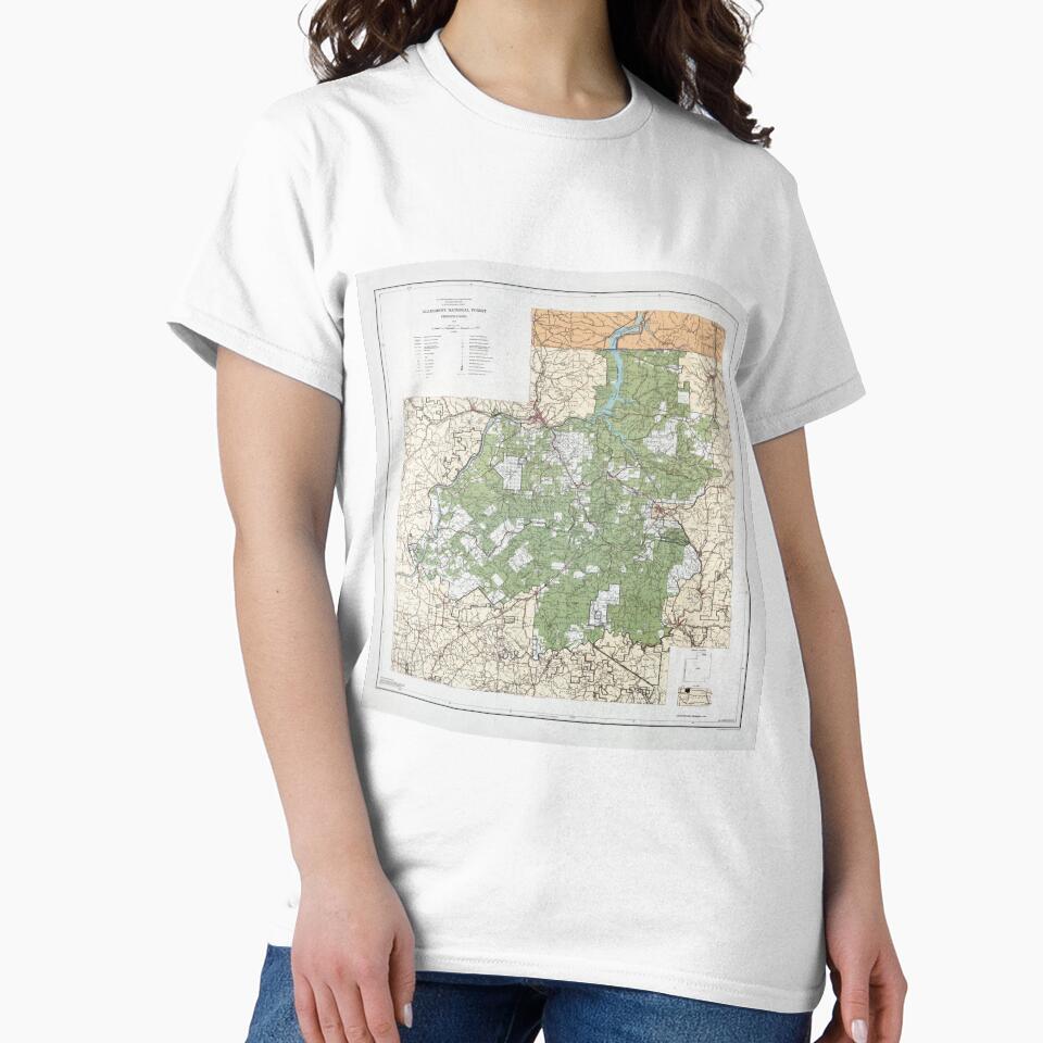 Allegheny National Forest Map (1974) Pennsylvania Nature Reserve Atlas by BravuraMedia