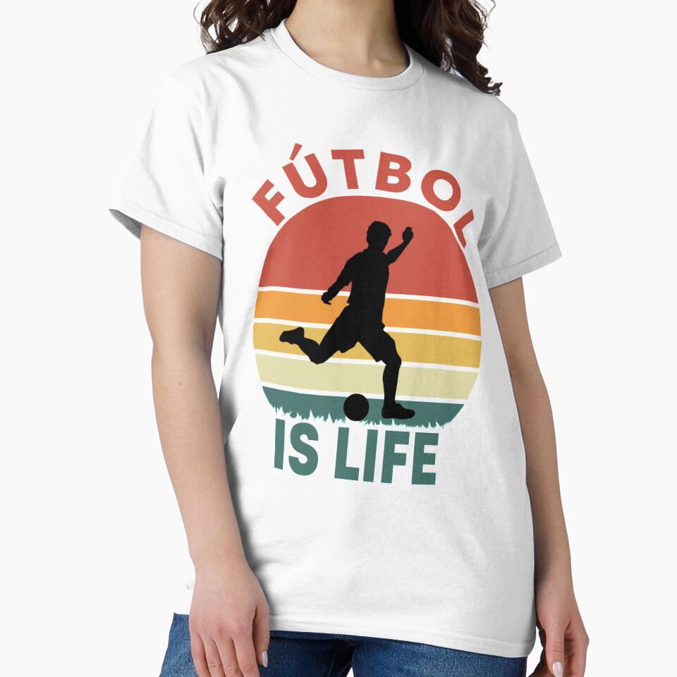 Futbol Is Life Retro Vintage by Boitaumane