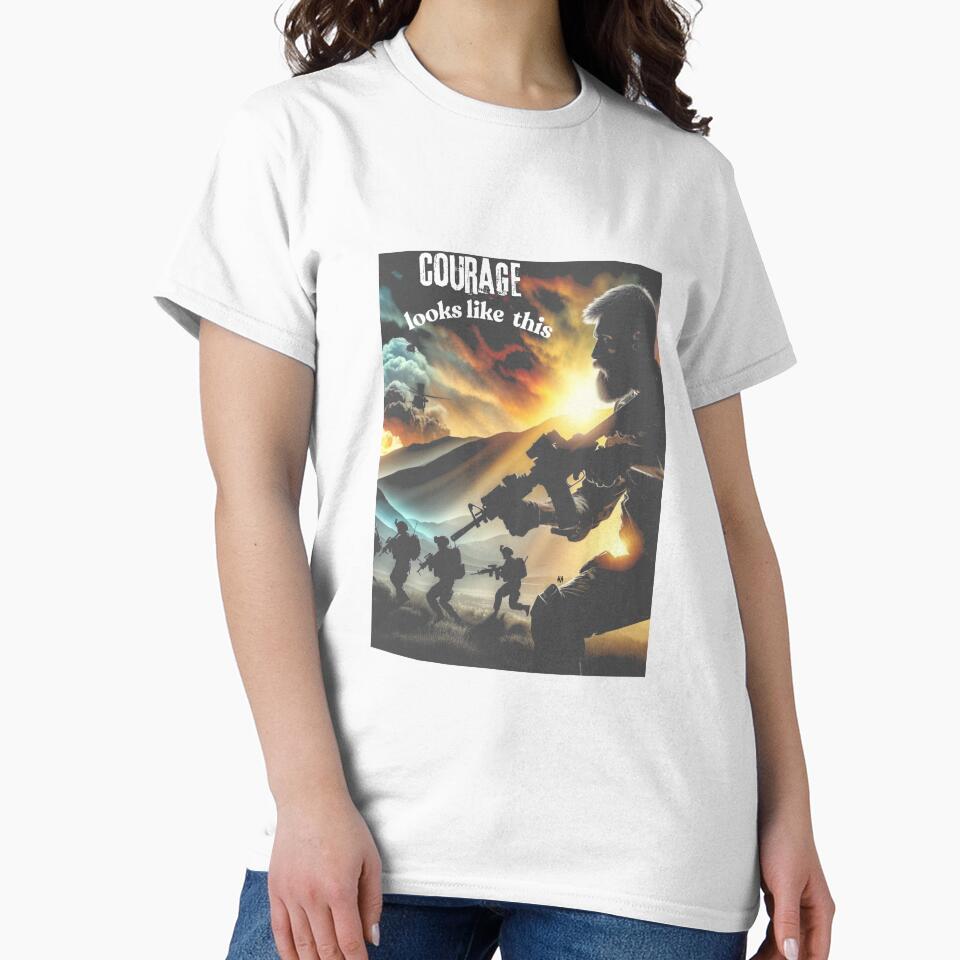 Courage in Action: Soldier Leading Troops by ValorVerse