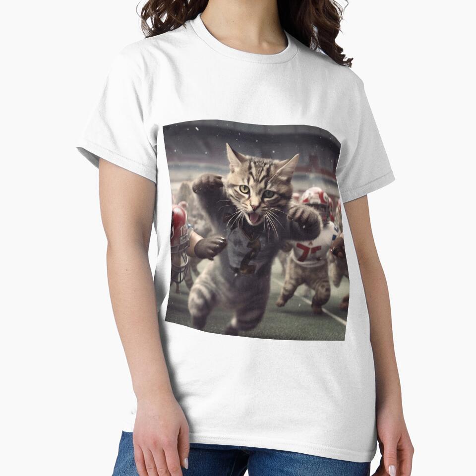 Team Cats Are Playing Football by BDMeow